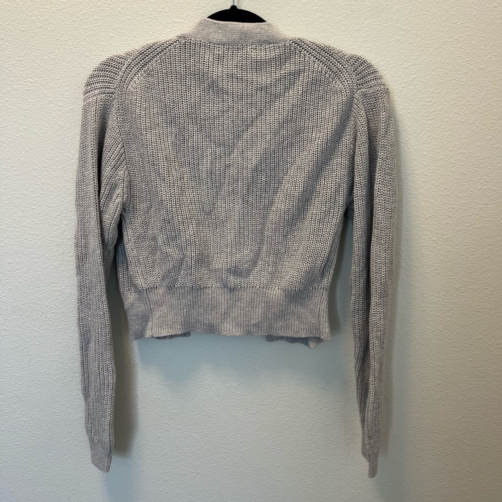 *NWT* J.CREW Cotton/Cashmere Cropped V-neck Cardigan - Picture 3 of 3